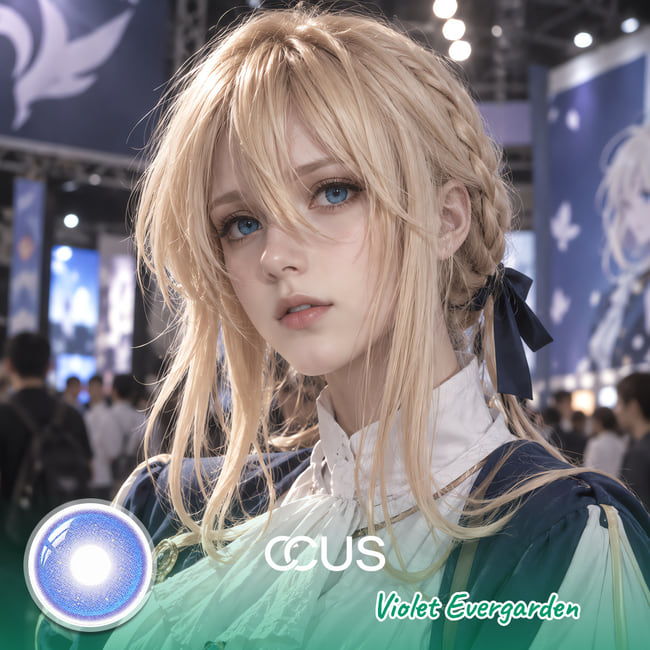 Violet Evergarden Cosplay Contacts | CCUS Eyewear