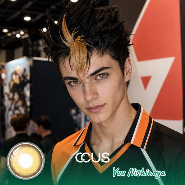 Yuu Nishinoya Cosplay Contacts | CCUS Eyewear