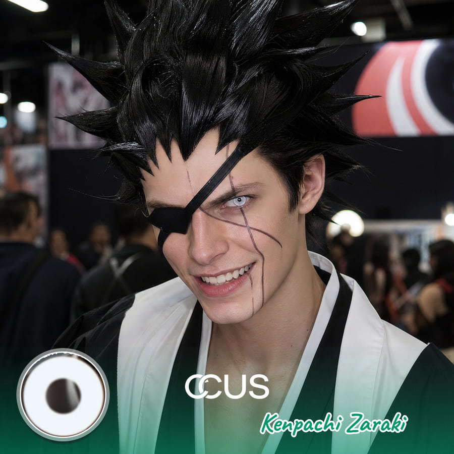 Kenpachi Zaraki Cosplay Contacts | Ccus Eyewear