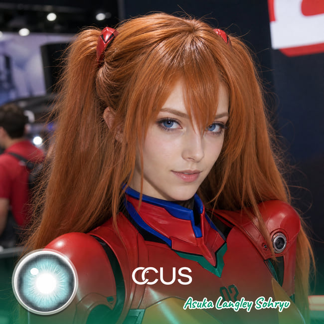 Asuka Langley Sohryu Cosplay Contacts | CCUS Eyewear