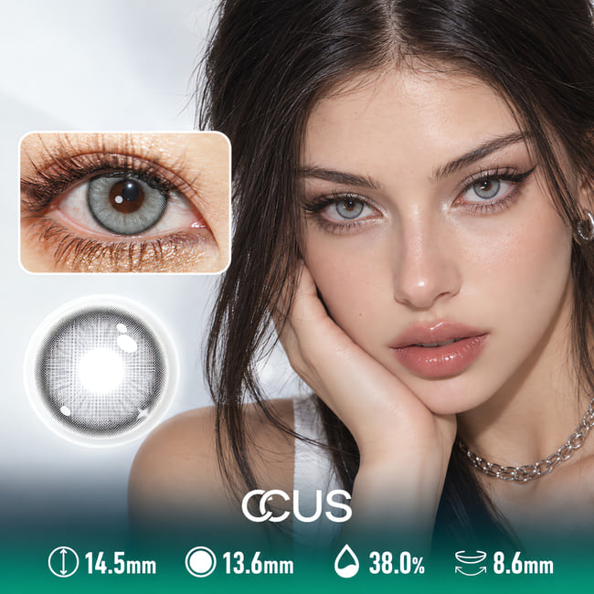 Phantom Silver Contact Lenses