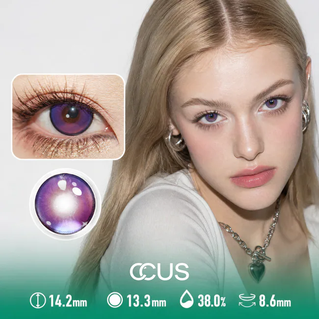Sugar Frost Violet Purple Contact Lenses