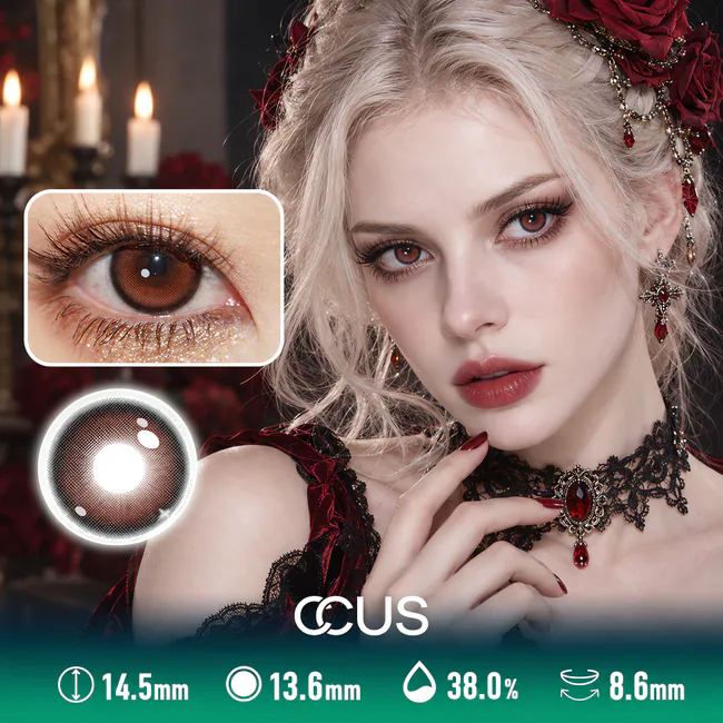 Nebula Red Contact Lenses