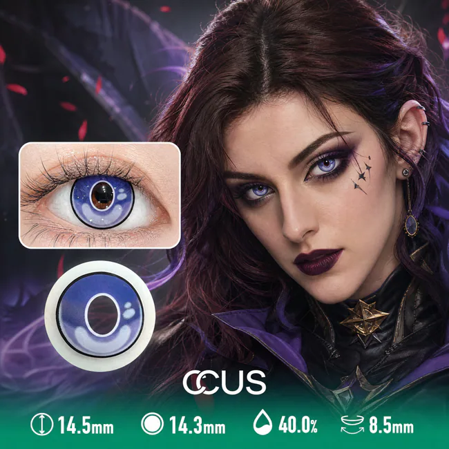 Haze Moon Blue Contact Lenses