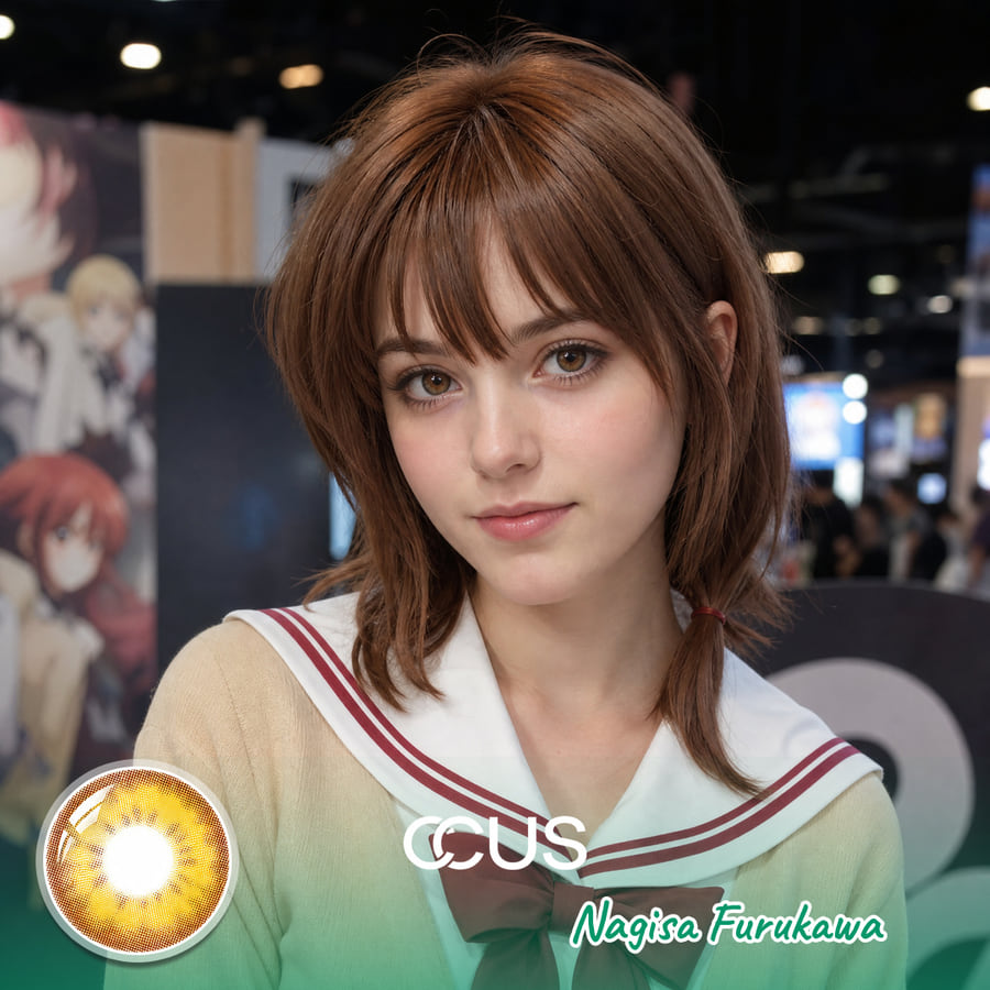 Clan : Nagisa Furukawa Cosplay Contact Lenses - Ccus Eyewear · Premium Colored Contacts Nagisa Furukawa Cosplay Contacts | Ccus Eyewear