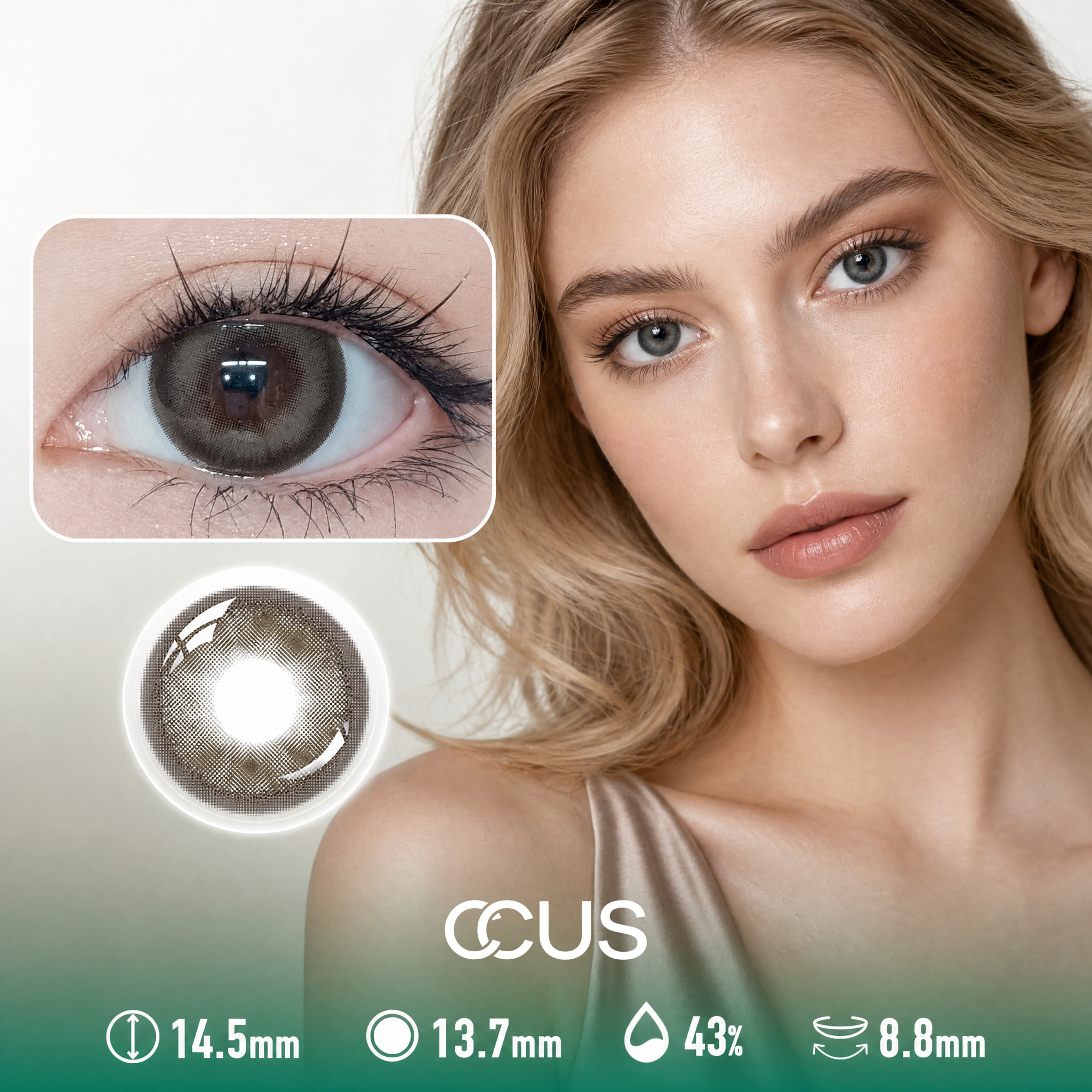 Candlelight Ember Brown Contact Lenses