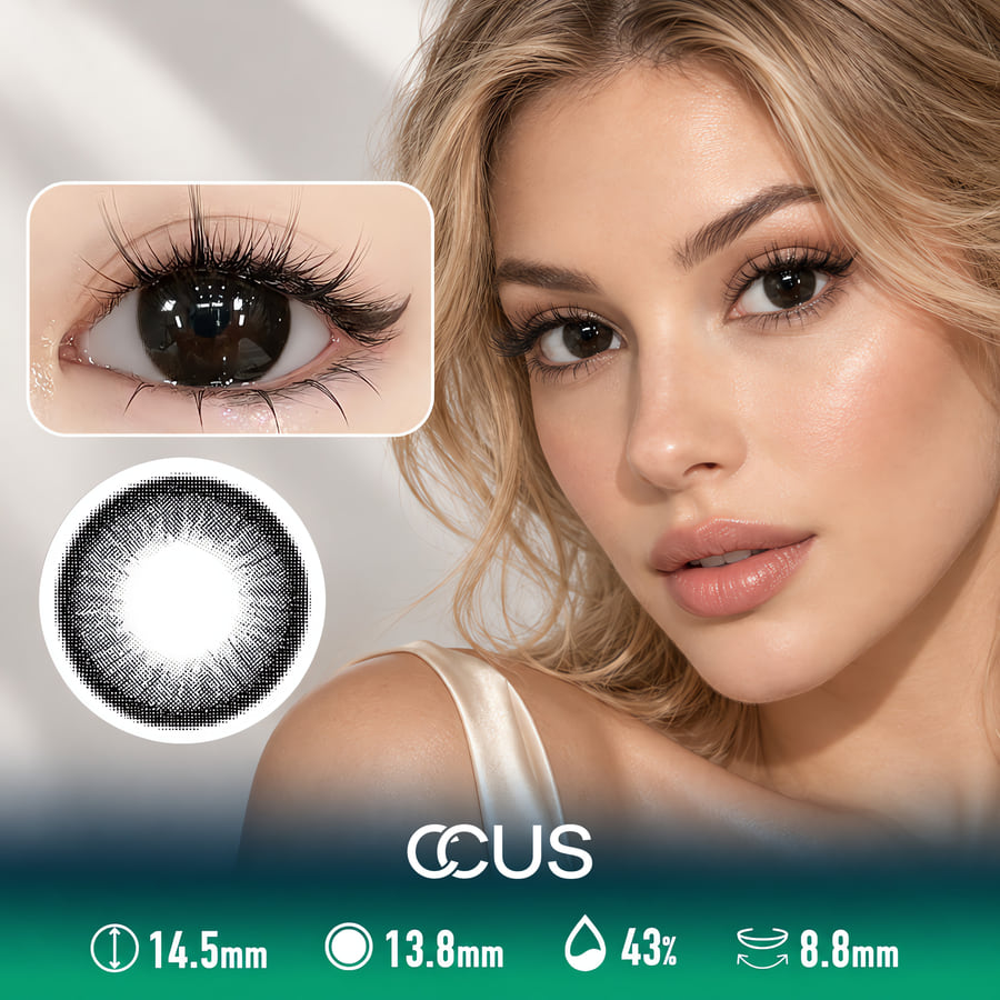 Candlelit Espresso Amber Brown Contact Lenses - Ccus Eyewear · Premium Colored Contacts Candlelit Espresso Amber Brown Contact Lenses