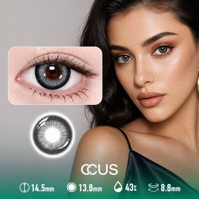 Camellia Mist White Contact Lenses