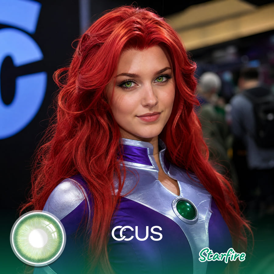 Dc : Starfire Cosplay Contact Lenses - Ccus Eyewear · Premium Colored Contacts Starfire Cosplay Contacts | Ccus Eyewear
