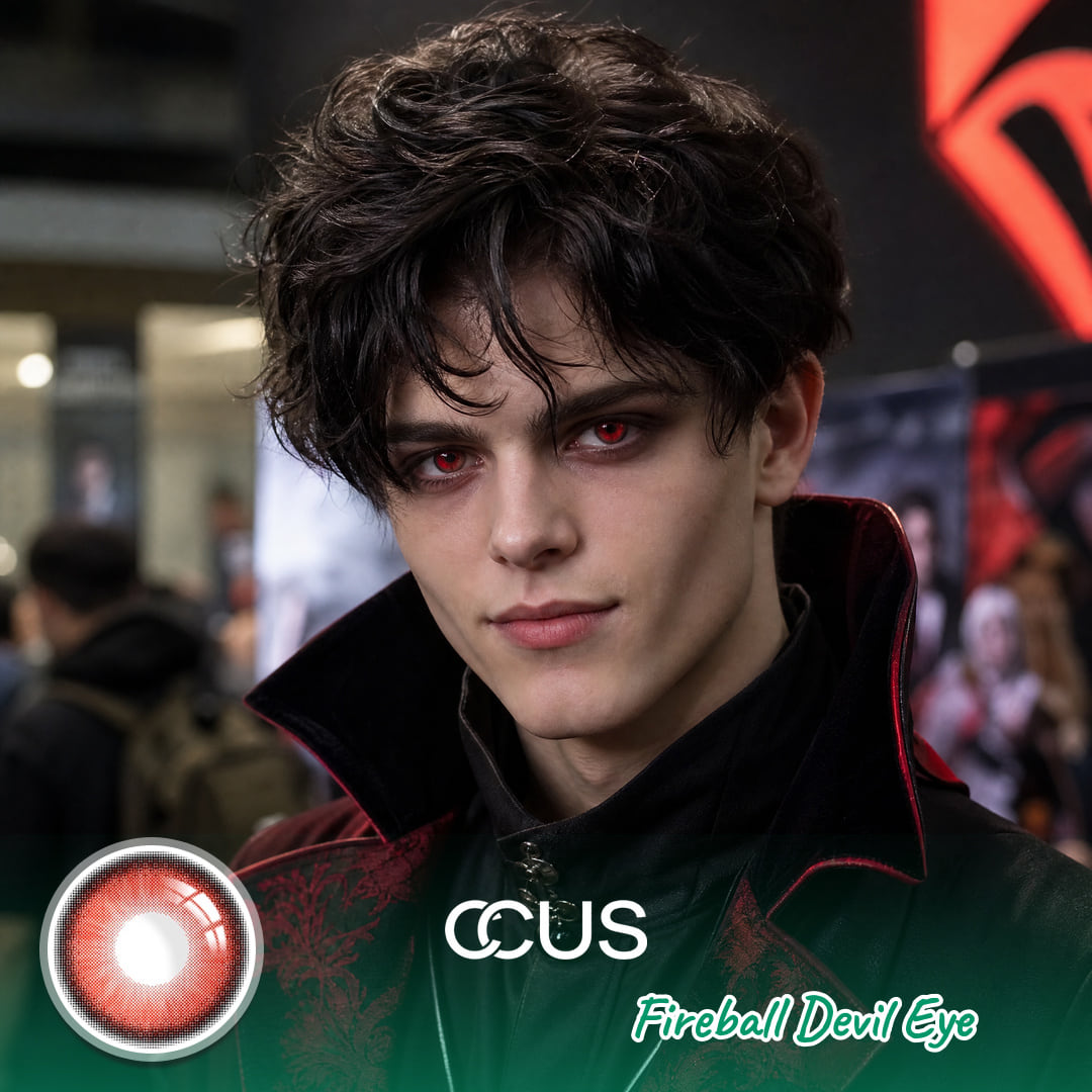 Fireball Devil Eye Cosplay Contacts | Ccus Eyewear
