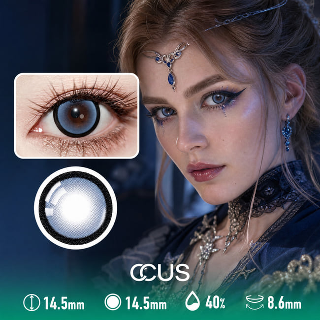 Obsidian Blue Contact Lenses