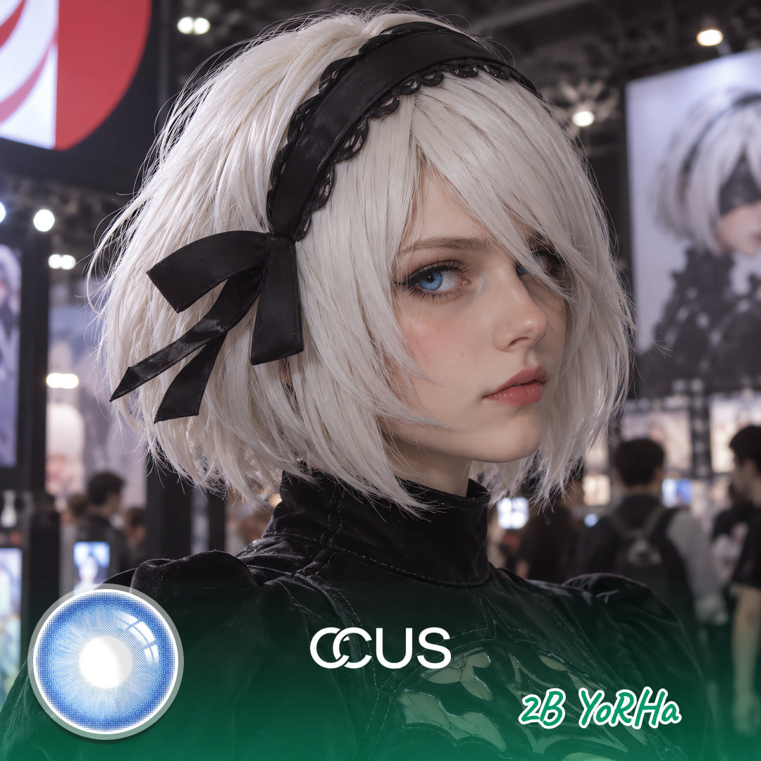 2B Yorha Cosplay Contact Lenses - Ccus Eyewear · Premium Colored Contacts 2B Yorha Cosplay Contacts | Ccus Eyewear