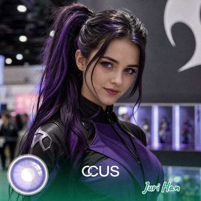 Juri Han Cosplay Contacts | CCUS Eyewear