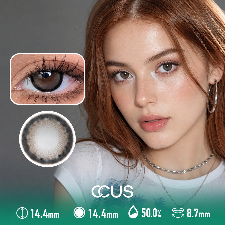 Iced Mocha Brown Contact Lenses - Ccus Eyewear · Premium Colored Contacts Iced Mocha Brown Contact Lenses