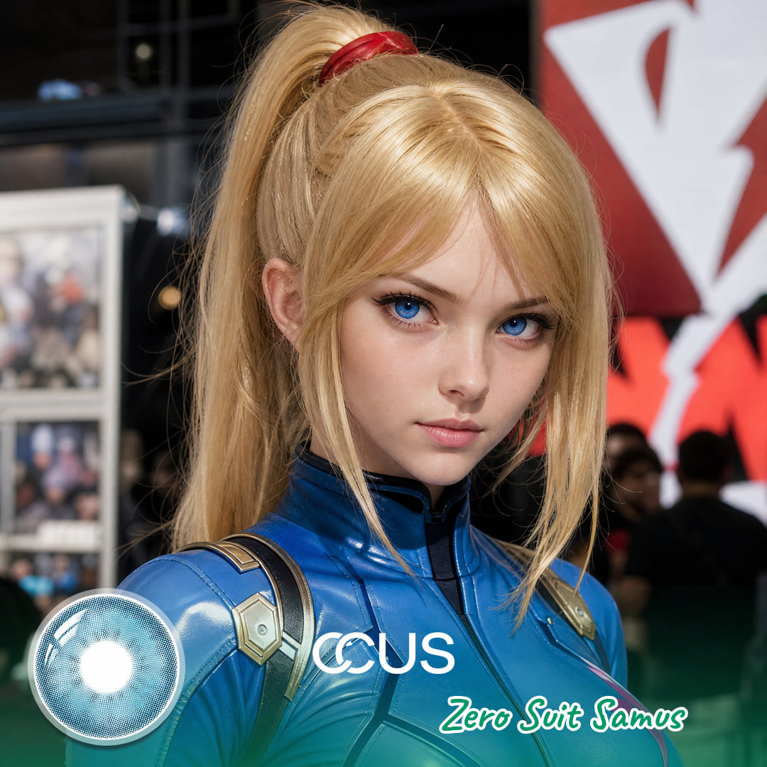 Zero Suit Samus Cosplay Contact Lenses - Ccus Eyewear · Premium Colored Contacts Zero Suit Samus Cosplay Contacts | Ccus Eyewear