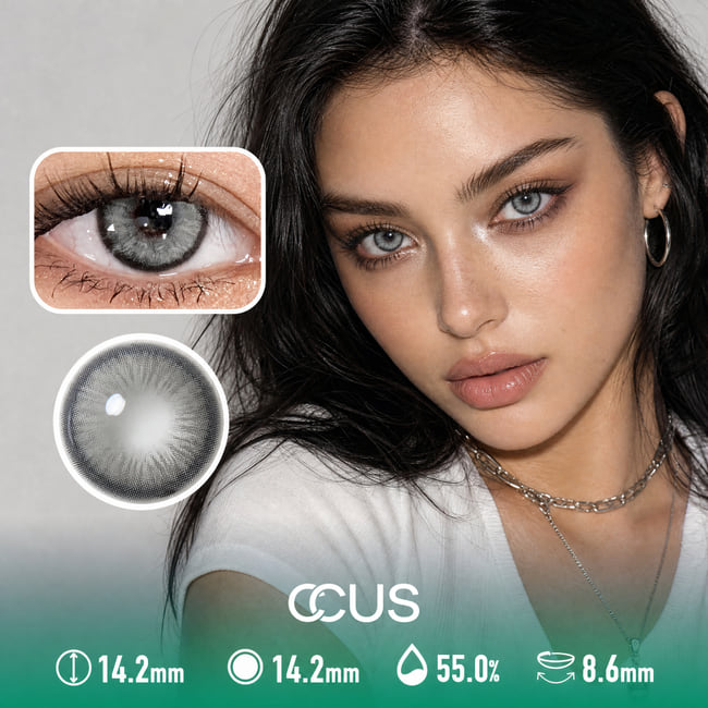 Afterparty Chrome Silver Contact Lenses