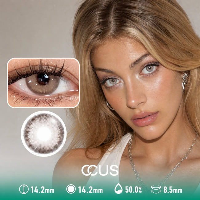 2025'S Most Stunning Colored Contact Lenses: Where To Buy &Amp; Style Tips - Ccus Eyewear · Premium Colored Contacts Glass Haze Brown Contact Lenses