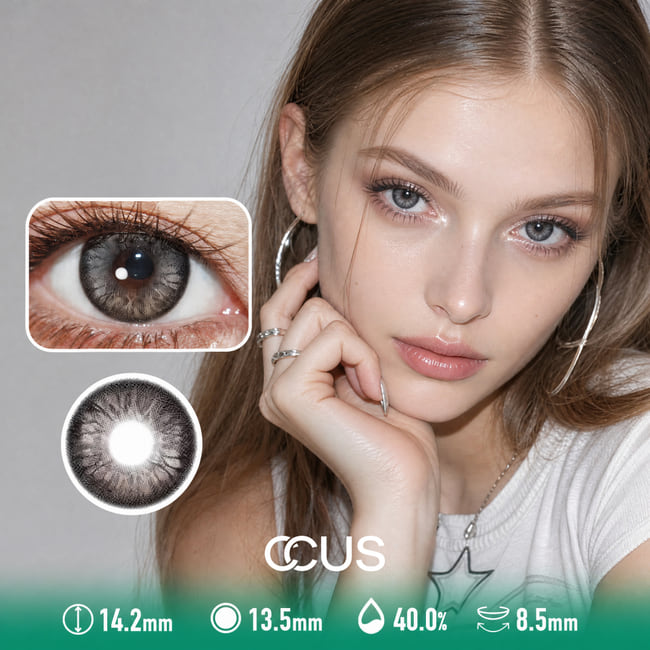 Ring Light Raven Black Contact Lenses