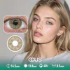 Butter Gloss Amber Brown Contact Lenses