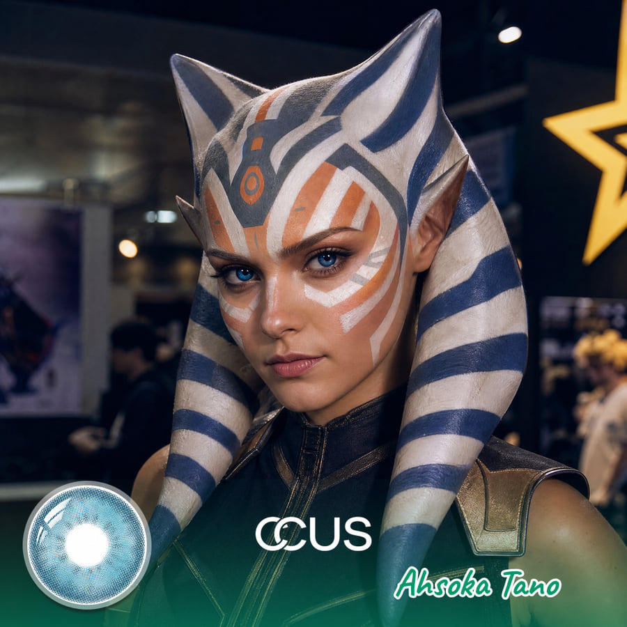 Ahsoka Tano Cosplay Contact Lenses - Ccus Eyewear · Premium Colored Contacts Ahsoka Tano Cosplay Contacts | Ccus Eyewear