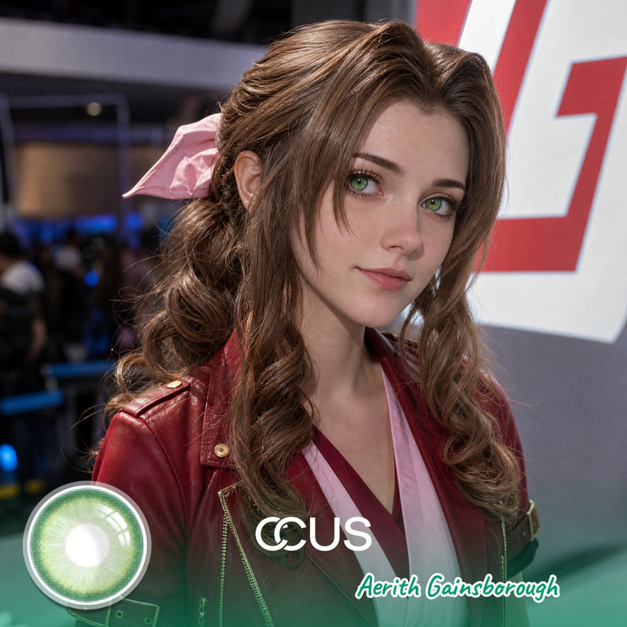 Aerith Gainsborough Cosplay Contacts | Ccus Eyewear