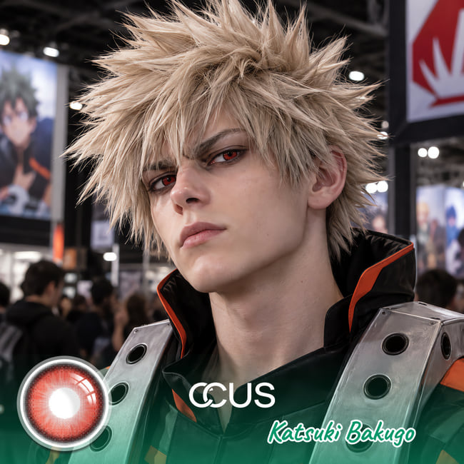Katsuki Bakugo Cosplay Contacts | CCUS Eyewear