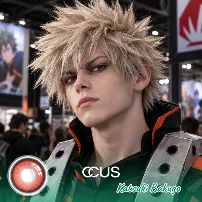 Katsuki Bakugo Cosplay Contacts | CCUS Eyewear