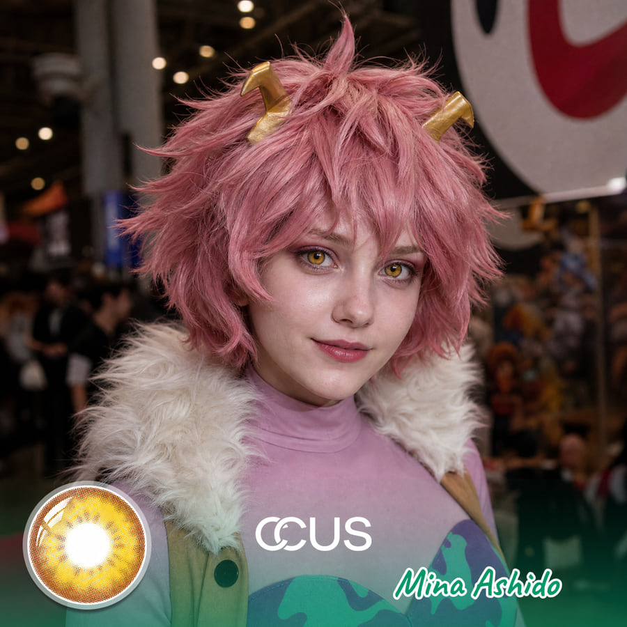 Mina Ashido Cosplay Contacts | Ccus Eyewear