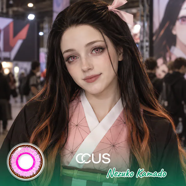 Nezuko Kamado Cosplay Contacts | CCUS Eyewear