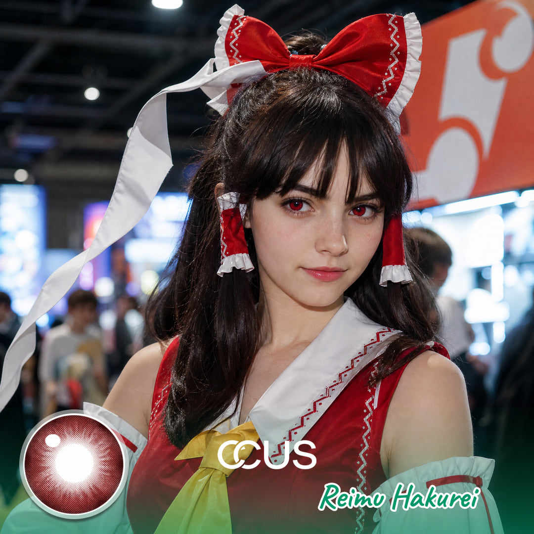 Reimu Hakurei Cosplay Contact Lenses | CCUS Eyewear
