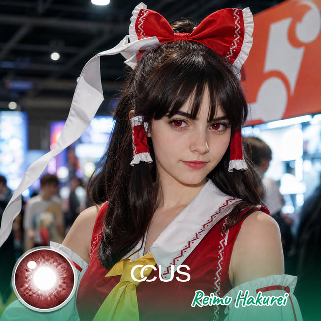 Reimu Hakurei Cosplay Contact Lenses | Ccus Eyewear