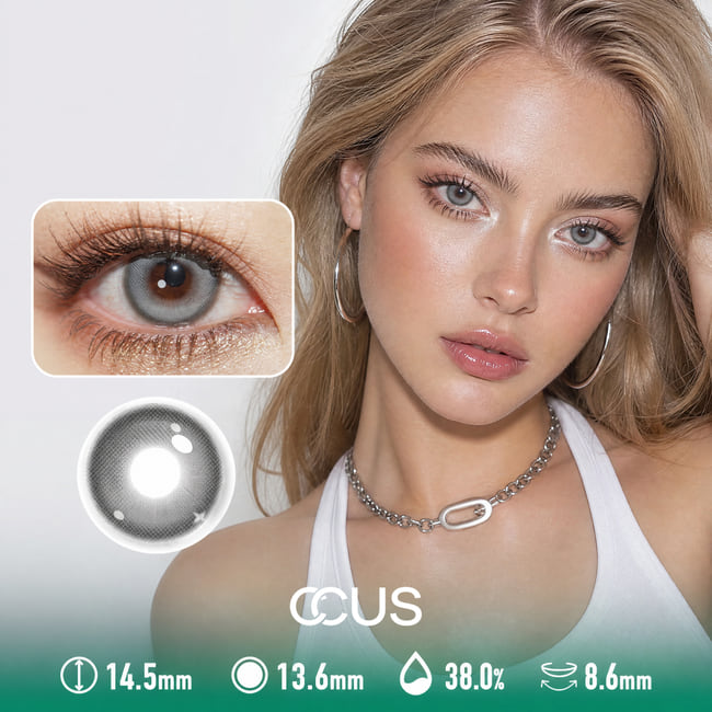 Moonlit Pearl Grey Contact Lenses