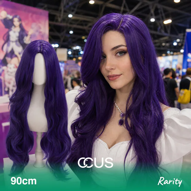Rarity Cosplay Wig, Ai Hero With Model Wearing The Wig