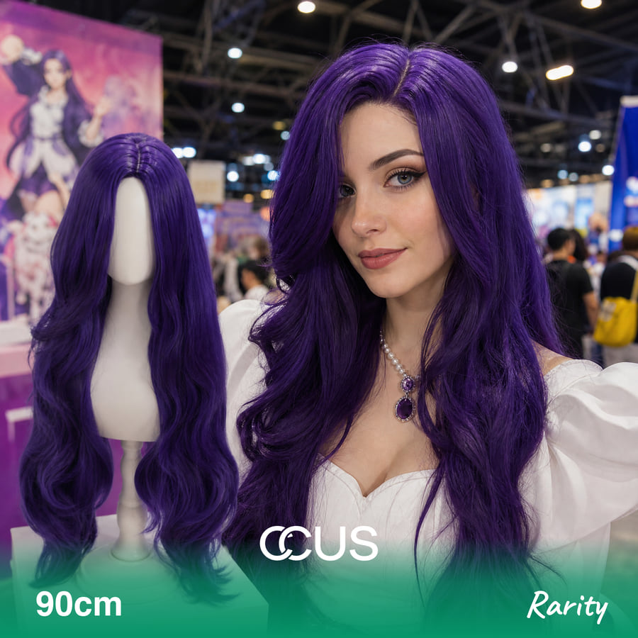 Rarity Cosplay Wig, Ai Hero With Model Wearing The Wig