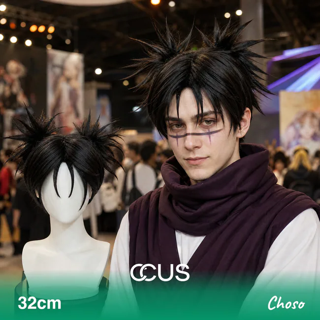 Cosplay Wigs Best Sellers - Ccus Eyewear · Premium Colored Contacts Choso Cosplay Wig - Model Wearing The Wig (Ai Hero V15)