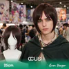 Eren Yeager Cosplay Wig - Model Wearing The Wig (Ai Hero V15)