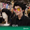 Spamton Cosplay Wig And Glasses - Model Wearing The Wig (Ai Hero V15)