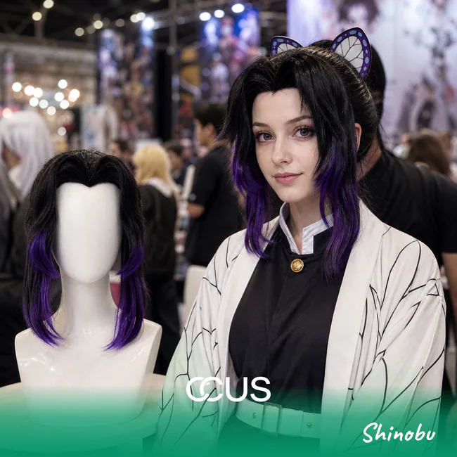 Shinobu Cosplay Wig
