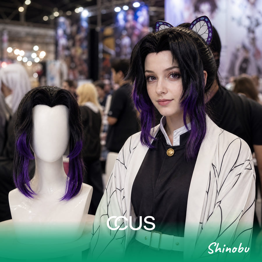 Shinobu Cosplay Wig