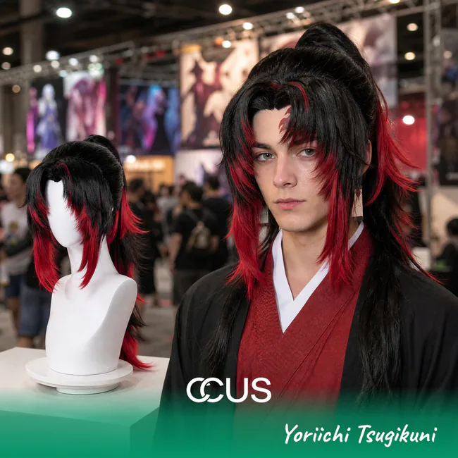 Cosplay Wigs Best Sellers - Ccus Eyewear · Premium Colored Contacts Yoriichi Tsugikuni Cosplay Wig
