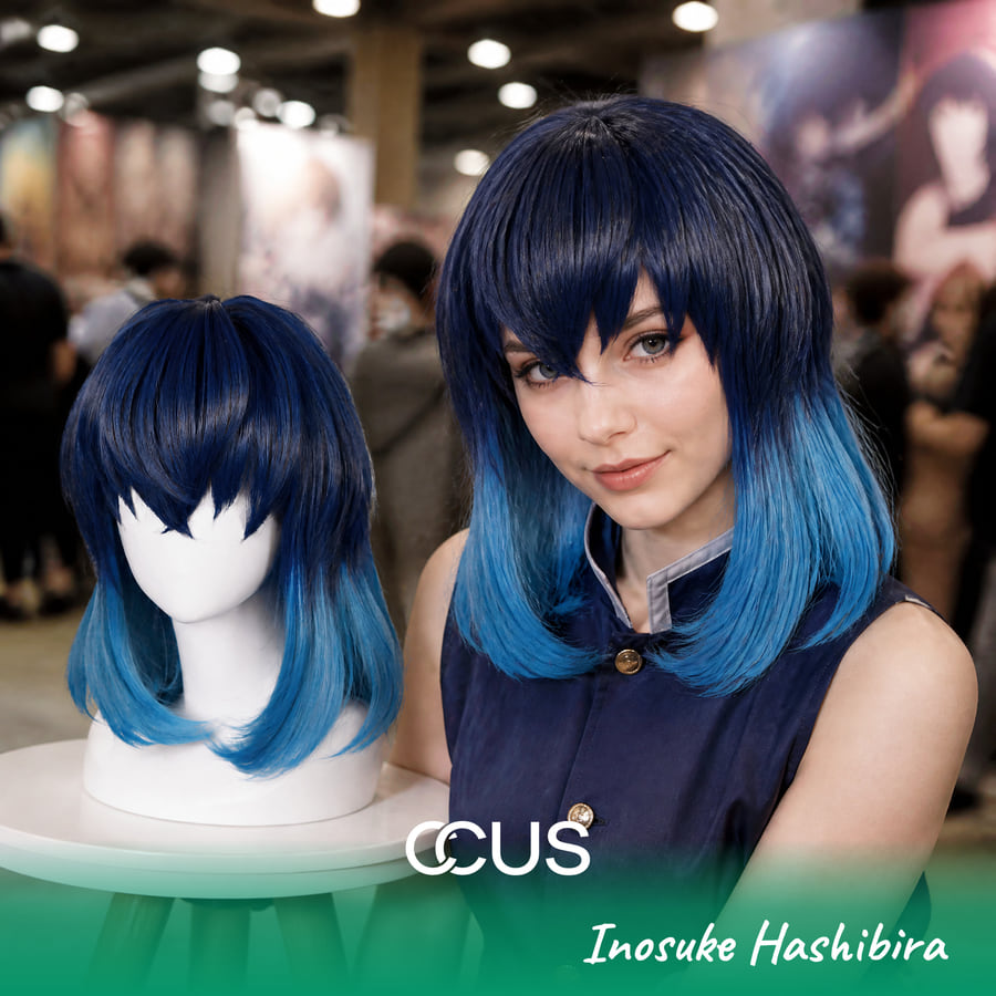 Inosuke Hashibira Cosplay Wig