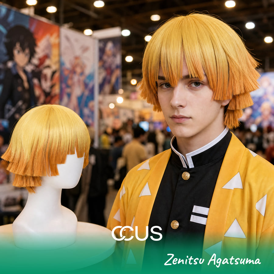 Zenitsu Agatsuma Cosplay Wig