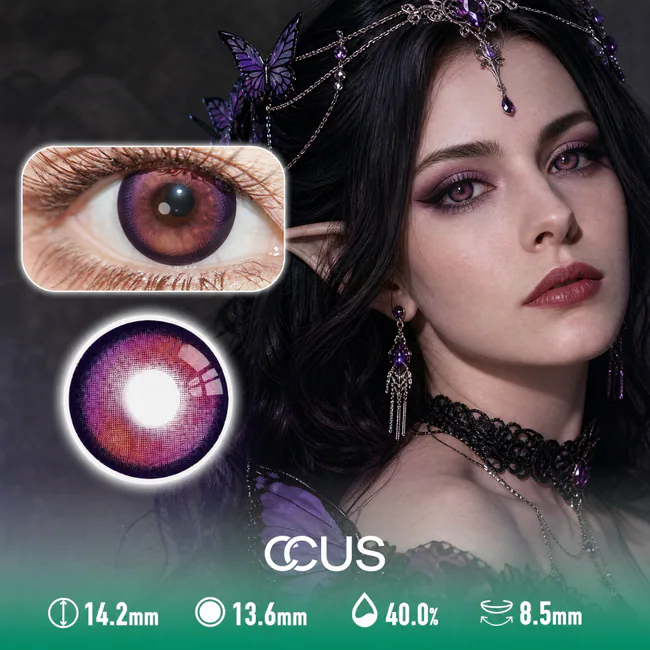 Penumbra Rift Purple Contact Lenses