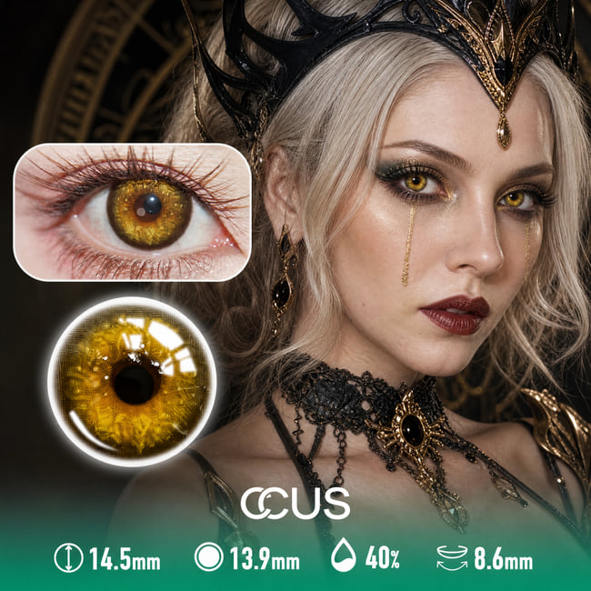 Nocturne Phantom Gold Contact Lenses