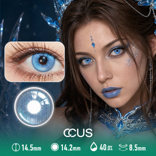 Spotlit Gaze Blue Contact Lenses