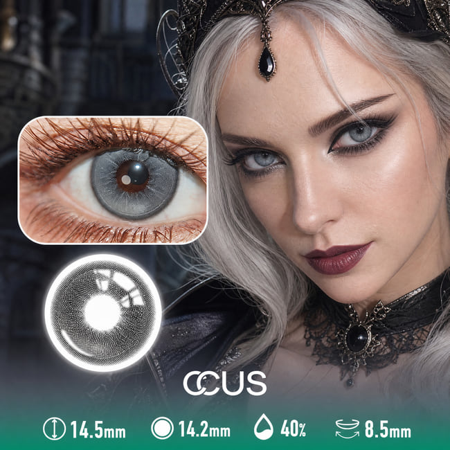 Masquerade Smoke Grey Contact Lenses