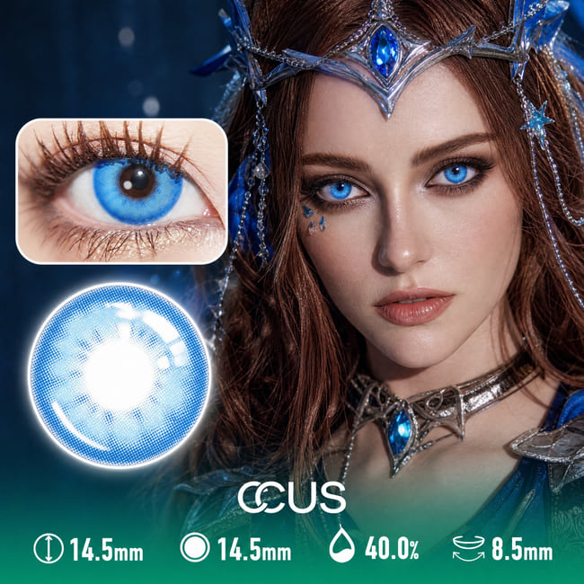 Starlight Overture Blue Contact Lenses