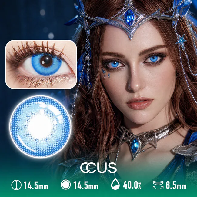 Starlight Overture Blue Contact Lenses