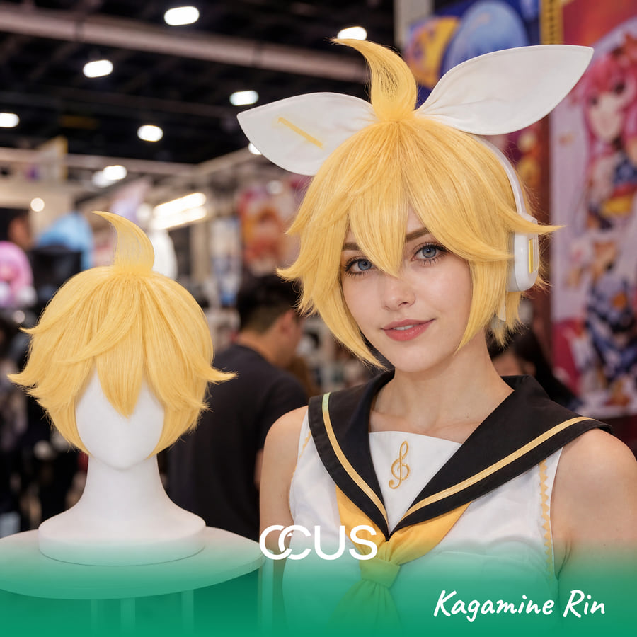 Kagamine Rin Cosplay Wig - Ccus Eyewear · Premium Colored Contacts Kagamine Rin Cosplay Wig