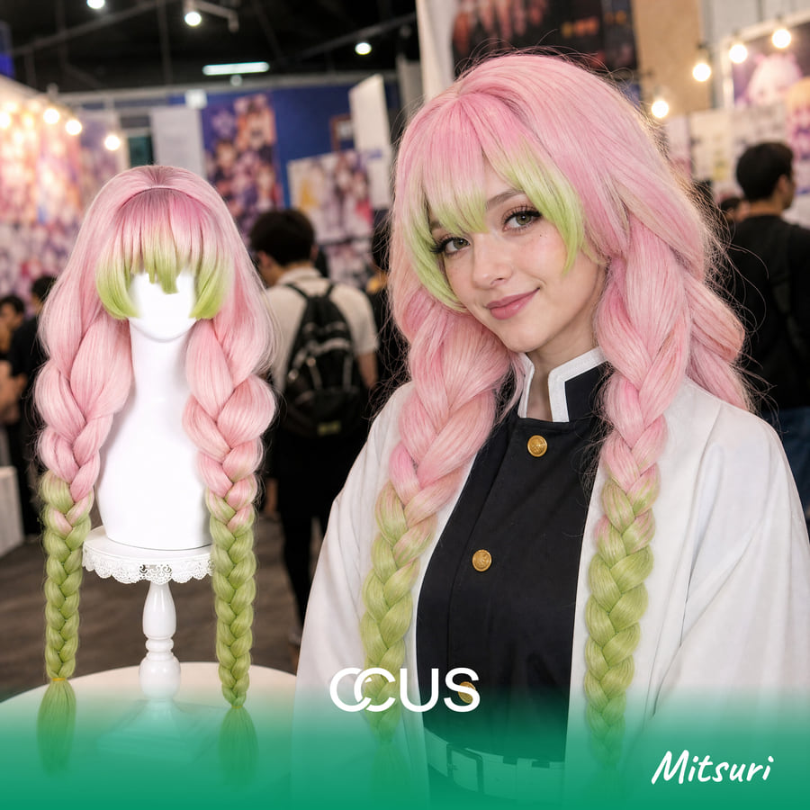 Mitsuri Cosplay Wig